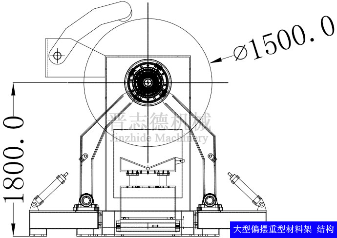 大型偏擺重型材料架結(jié)構(gòu),重型移位材料架結(jié)構(gòu)