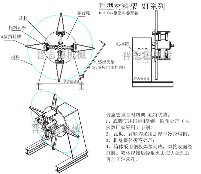 重型材料架結(jié)構(gòu)