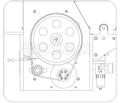 NC送料機皮帶安裝,NC送料機皮帶調(diào)整